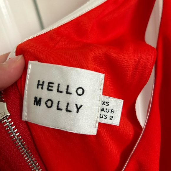Hello Molly mini red dress - Picture 3 of 3